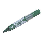 Rotulador Pilot Pizarra Vboard Master Verde | Pilot | Pack 10 Unidades